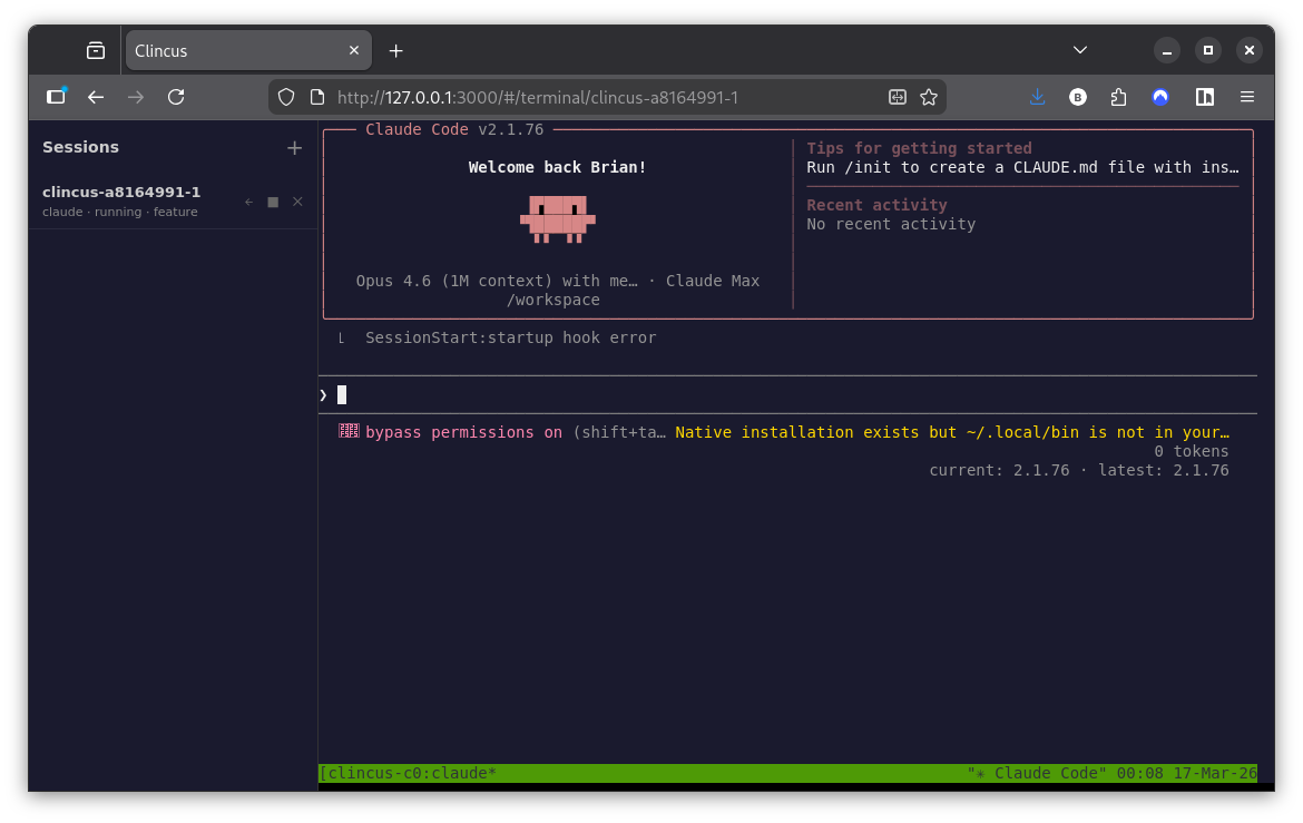 Terminal Session